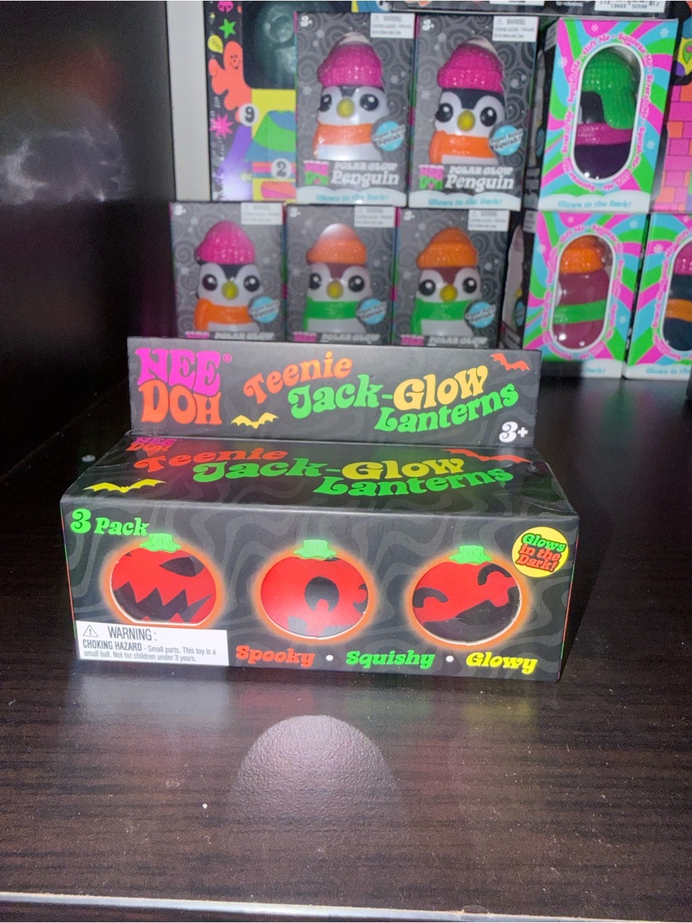 RARE NeeDoh Halloween 2026 Bundle Baby Boos + Teenie Jack Glow Lanterns NEW 👻🎃 - Picture 6 of 8